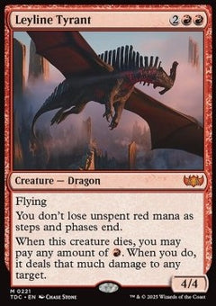Leyline Tyrant⁣ - Commander: Tarkir: Dragonstorm⁣ (Mythic)⁣ [221]
