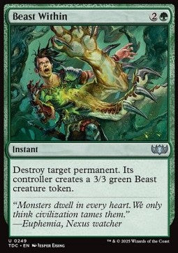 Beast Within⁣ - Commander: Tarkir: Dragonstorm⁣ (Uncommon)⁣ [249]