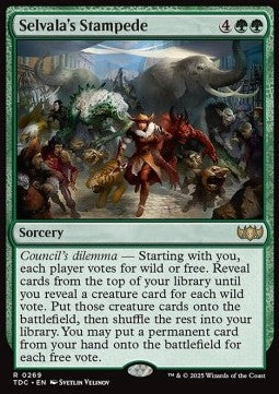 Selvala's Stampede⁣ - Commander: Tarkir: Dragonstorm⁣ (Rare)⁣ [269]