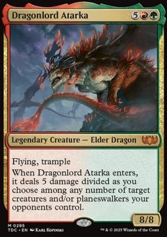 Dragonlord Atarka⁣ - Commander: Tarkir: Dragonstorm⁣ (Mythic)⁣ [285]