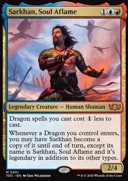 Sarkhan, Soul Aflame⁣ - Commander: Tarkir: Dragonstorm⁣ (Mythic)⁣ [301]