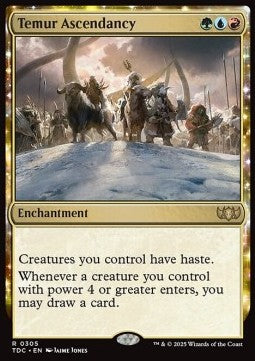 Temur Ascendancy⁣ - Commander: Tarkir: Dragonstorm⁣ (Rare)⁣ [305]