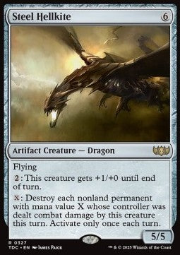 Steel Hellkite⁣ - Commander: Tarkir: Dragonstorm⁣ (Rare)⁣ [327]