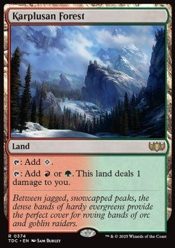 Karplusan Forest⁣ - Commander: Tarkir: Dragonstorm⁣ (Rare)⁣ [374]