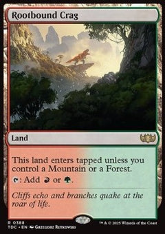 Rootbound Crag⁣ - Commander: Tarkir: Dragonstorm⁣ (Rare)⁣ [388]