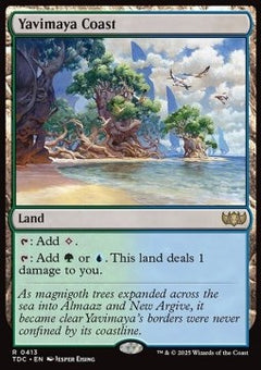 Yavimaya Coast⁣ - Commander: Tarkir: Dragonstorm⁣ (Rare)⁣ [413]