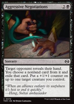 Aggressive Negotiations⁣ - Tarkir: Dragonstorm⁣ (Common)⁣ [70]