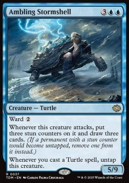 Ambling Stormshell⁣ - Tarkir: Dragonstorm⁣ (Rare)⁣ [37]
