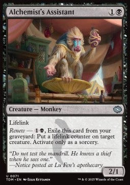 Alchemist's Assistant⁣ - Tarkir: Dragonstorm⁣ (Uncommon)⁣ [71]