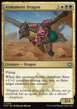 Armament Dragon⁣ - Tarkir: Dragonstorm⁣ (Uncommon)⁣ [168]