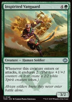Inspirited Vanguard⁣ - Tarkir: Dragonstorm⁣ (Uncommon)⁣ [146]