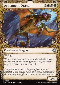 Armament Dragon⁣ - Tarkir: Dragonstorm: Extras⁣ (Uncommon)⁣ [307]