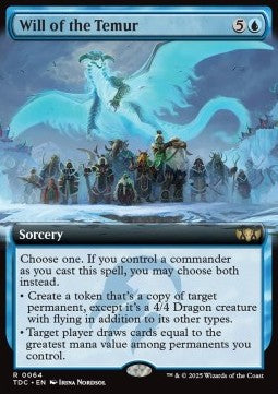 Will of the Temur⁣ - Commander: Tarkir: Dragonstorm: Extras⁣ (Rare)⁣ [64]