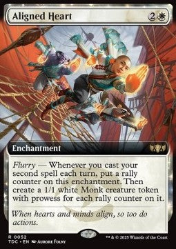 Aligned Heart⁣ - Commander: Tarkir: Dragonstorm: Extras⁣ (Rare)⁣ [52]