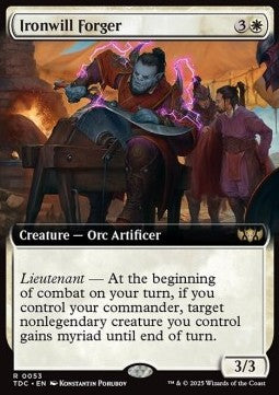 Ironwill Forger⁣ - Commander: Tarkir: Dragonstorm: Extras⁣ (Rare)⁣ [53]