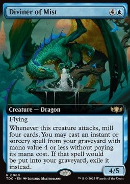 Diviner of Mist⁣ - Commander: Tarkir: Dragonstorm: Extras⁣ (Rare)⁣ [60]