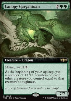 Canopy Gargantuan⁣ - Commander: Tarkir: Dragonstorm: Extras⁣ (Rare)⁣ [85]