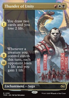 Thunder of Unity⁣ - Tarkir: Dragonstorm: Extras⁣ (Rare)⁣ [391]