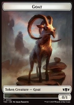 Goat Token (W 1/1) // Timeless Witness Token⁣ - Tarkir: Dragonstorm: Tokens⁣ (Token)⁣ [CT 4/11]