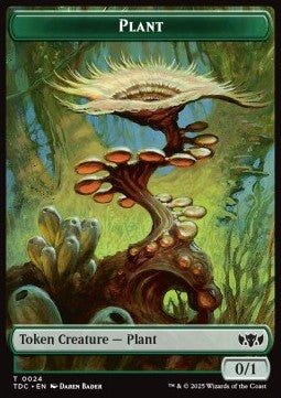 Plant Token (G 0/1) // Goat Token (W 1/1)⁣ - Tarkir: Dragonstorm: Tokens⁣ (Token)⁣ [CT 24/4]