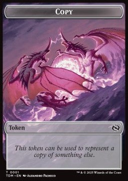 Copy Token // Karox Bladewing Token (R 4/4)⁣ - Tarkir: Dragonstorm: Tokens⁣ (Token)⁣ [CT 1/19]