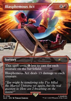 Blasphemous Act⁣ - Secret Lair Drop Series: Marvel Superdrop⁣ (Rare)⁣ [1756]