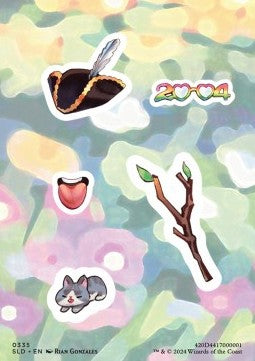 "Pick 'Em and Stick 'Em" Sticker Sheet 1⁣ - Secret Lair Drop Series: Our Boss Is on Vacation Superdrop⁣ (Tip Card)⁣ [335]