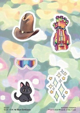 "Pick 'Em and Stick 'Em" Sticker Sheet 3⁣ - Secret Lair Drop Series: Our Boss Is on Vacation Superdrop⁣ (Tip Card)⁣ [337]