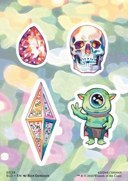 "Pick 'Em and Stick 'Em" Sticker Sheet 5⁣ - Secret Lair Drop Series: Our Boss Is on Vacation Superdrop⁣ (Tip Card)⁣ [339]