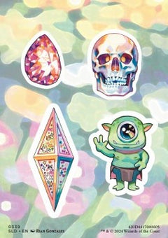 "Pick 'Em and Stick 'Em" Sticker Sheet 5⁣ - Secret Lair Drop Series: Our Boss Is on Vacation Superdrop⁣ (Tip Card)⁣ [339]