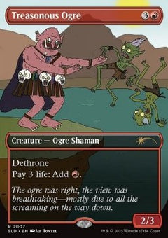 Treasonous Ogre⁣ - Secret Lair Drop Series: The Ultimate Pencil Superdrop⁣ (Rare)⁣ [2007]
