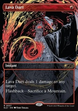 Lava Dart (V.1)⁣ - Secret Lair Drop Series: The Ultimate Pencil Superdrop⁣ (Rare)⁣ [2037]