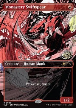 Monastery Swiftspear (V.1)⁣ - Secret Lair Drop Series: The Ultimate Pencil Superdrop⁣ (Rare)⁣ [2038]