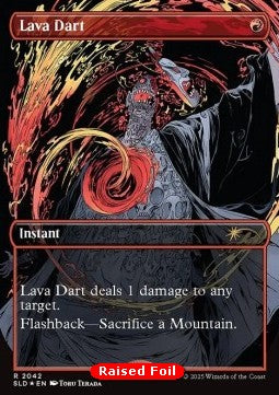 Lava Dart (V.2)⁣ - Secret Lair Drop Series: The Ultimate Pencil Superdrop⁣ (Rare)⁣ [2042]
