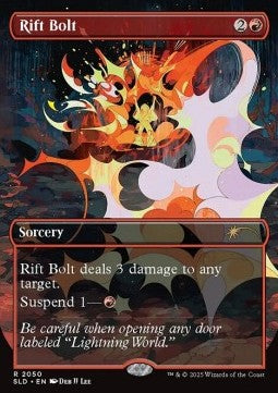 Rift Bolt (V.1)⁣ - Secret Lair Drop Series: The Ultimate Pencil Superdrop⁣ (Rare)⁣ [2050]