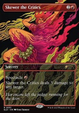 Skewer the Critics (V.1)⁣ - Secret Lair Drop Series: The Ultimate Pencil Superdrop⁣ (Rare)⁣ [2051]