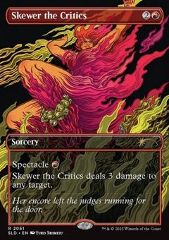 Skewer the Critics (V.1)⁣ - Secret Lair Drop Series: The Ultimate Pencil Superdrop⁣ (Rare)⁣ [2051]