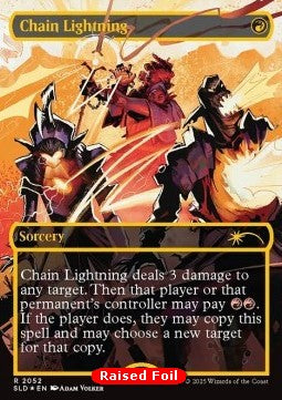 Chain Lightning (V.2)⁣ - Secret Lair Drop Series: The Ultimate Pencil Superdrop⁣ (Rare)⁣ [2052]