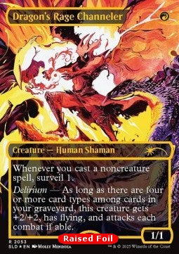 Dragon's Rage Channeler (V.2)⁣ - Secret Lair Drop Series: The Ultimate Pencil Superdrop⁣ (Rare)⁣ [2053]