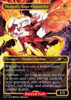 Dragon's Rage Channeler (V.2)⁣ - Secret Lair Drop Series: The Ultimate Pencil Superdrop⁣ (Rare)⁣ [2053]