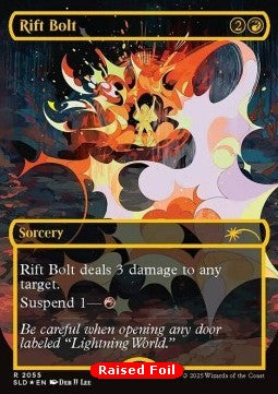 Rift Bolt (V.2)⁣ - Secret Lair Drop Series: The Ultimate Pencil Superdrop⁣ (Rare)⁣ [2055]