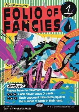 Folio of Fancies⁣ - Secret Lair Drop Series: The Ultimate Pencil Superdrop⁣ (Rare)⁣ [2072]