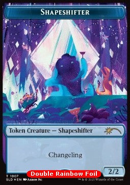 Shapeshifter Token (Blue 2/2) (V.2)⁣ - Secret Lair Commander Deck: Everyone's Invited!⁣ (Token)⁣ [1907]