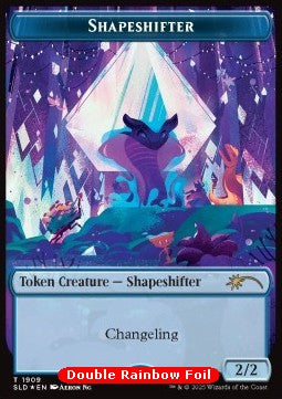 Shapeshifter Token (Blue 2/2) (V.4)⁣ - Secret Lair Commander Deck: Everyone's Invited!⁣ (Token)⁣ [1909]