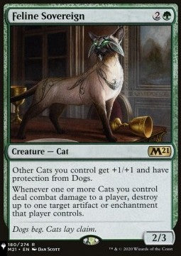 Feline Sovereign⁣ - Secret Lair Commander Deck: Everyone's Invited!⁣ (Rare)