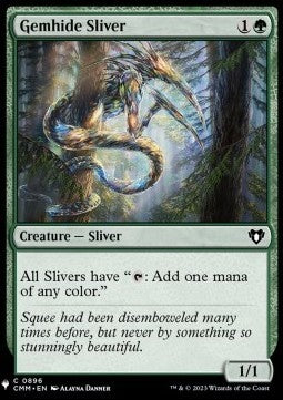 Gemhide Sliver⁣ - Secret Lair Commander Deck: Everyone's Invited!⁣ (Common)