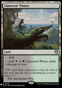 Llanowar Wastes⁣ - Secret Lair Commander Deck: Everyone's Invited!⁣ (Rare)
