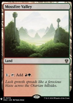 Mossfire Valley⁣ - Secret Lair Commander Deck: Everyone's Invited!⁣ (Rare)