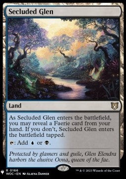 Secluded Glen⁣ - Secret Lair Commander Deck: Everyone's Invited!⁣ (Rare)