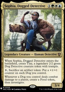 Sophia, Dogged Detective⁣ - Secret Lair Commander Deck: Everyone's Invited!⁣ (Mythic)